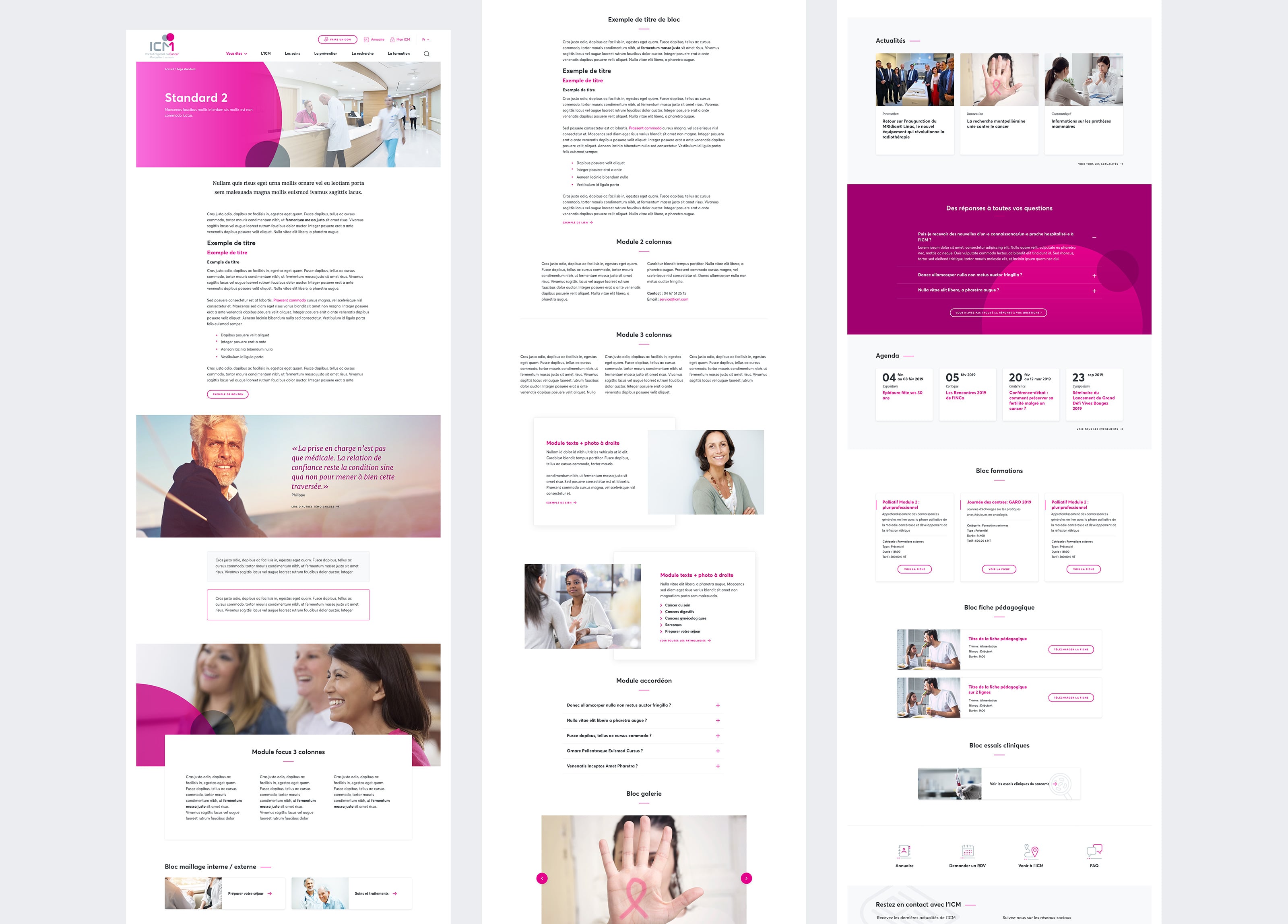 plateforme e-santé ICM