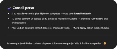 ChatGPT Shopping pose d'autres questions à l'internaute