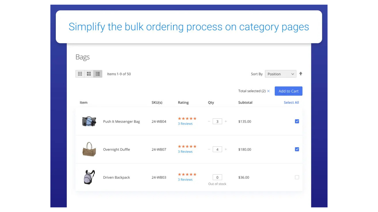 Amasty - Quick order