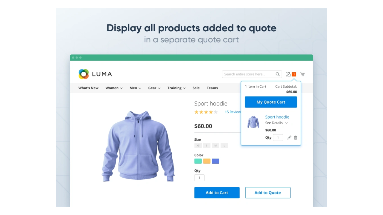 Amasty - Request a Quote 1